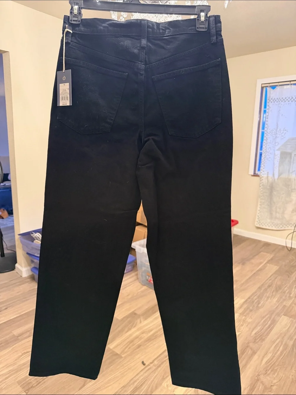 NWT Universal Thread High-Rise Straight Leg Jeans in Black - Picture 5 of 7